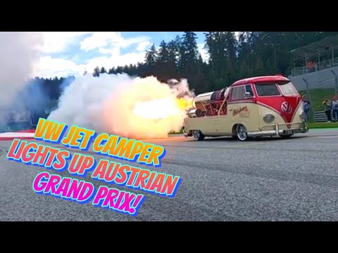 OKLAHOMA WILLY JET BUS AT THE AUSTRIAN F1 GRAND PRIX! 2022