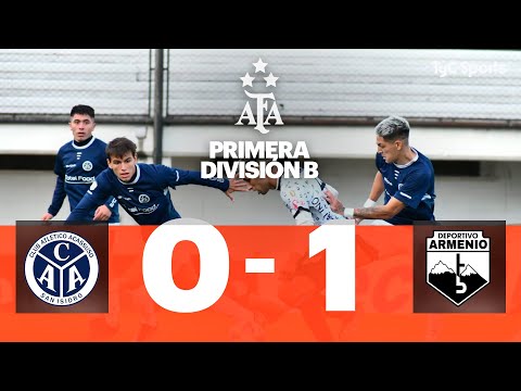 Acassuso 0-1 Deportivo Armenio | Primera División B | Fecha 16 (Apertura)