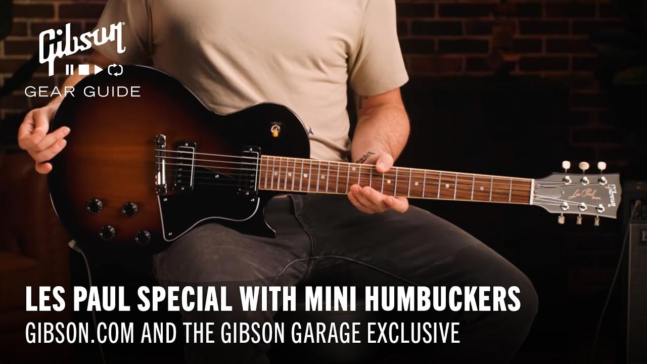 Gibson Les Paul Special with Mini Humbuckers demo ft. Derek Wells - YouTube