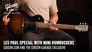 Video thumbnail for Gibson Les Paul Special with Mini Humbuckers demo ft. Derek Wells by Gibson Gear Guide