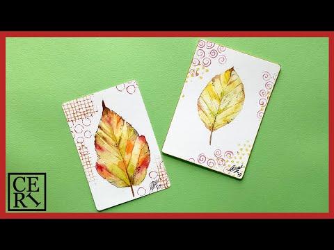 Watercolour Autumn Leaves, My Way