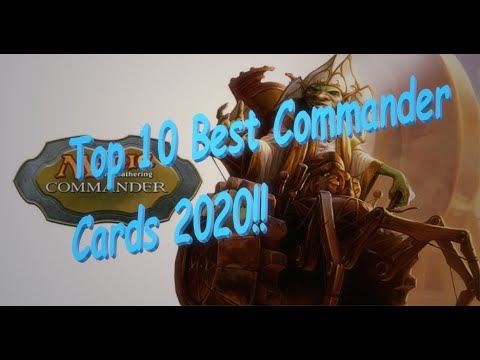 Top 10 Best MTG Commander Cards 2020!! (Pre-Commander Legends)