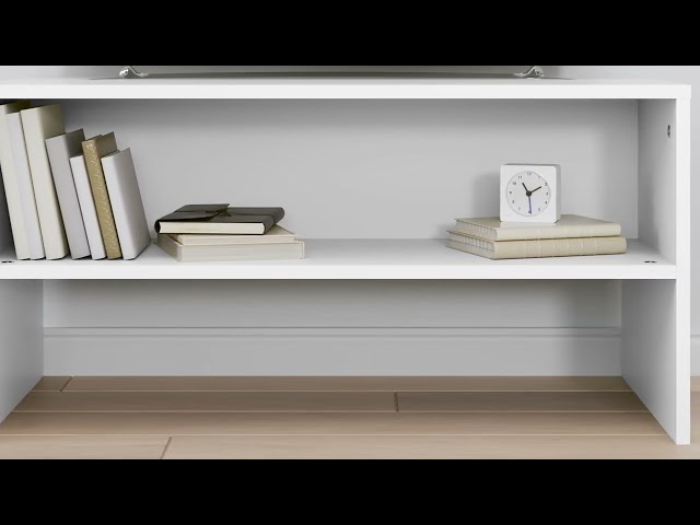 Video Teaser für 800054 vidaXL TV Cabinet White 80x40x40 cm Engineered Wood