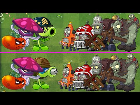 Team Plant Level 5 (PvZ2 Chinese version) Vs Team Plant  M200 - PvZ2 Challenge