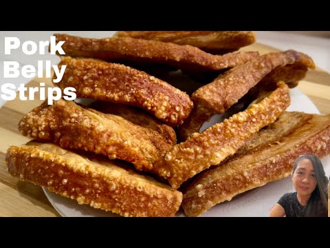 Pork Belly Strips / Super easy recipe / Crunchy and Crispy