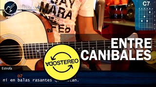 Como tocar &quot;Entre Caníbales&quot; de Soda Stereo - Guitarra (HD) Tutorial COMPLETO - christianvib