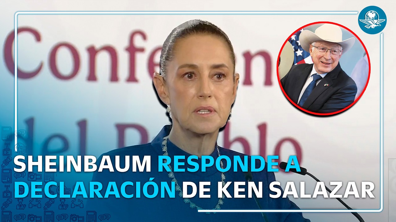 Sheinbaum se pronuncia tras respuesta de Ken Salazar en el caso de "El Mayo" Zambada