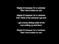 Maybe It's Because I'm A Londoner Lyrics ...