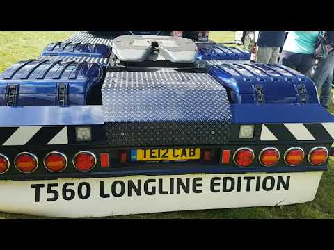 Rowland Scania T560 V8 Longline at Devon Truckshow 2019, Day 1 (4K & HD)