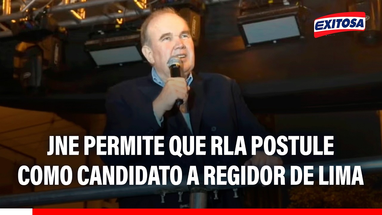 🔴🔵 JNE permite que López Aliaga postule como candidato a regidor de Lima
