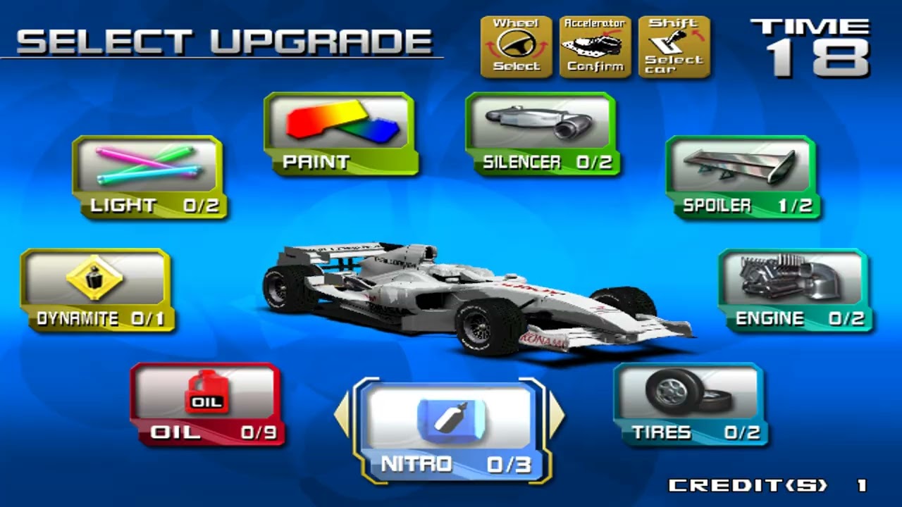 PC ARCADE = CRAZY STREETS THRILL DRIVE 4 - SECRET CAR 2 = FORMULA 1 - 4K UK ARCADES TEKNOPARROT