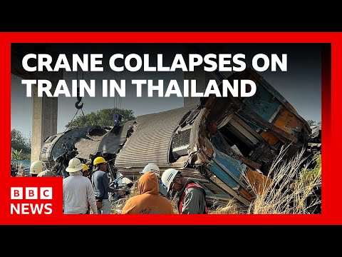 【即時新聞】泰國發生重大工安事故 吊車翻覆造成至少28人死亡 (Crane collapse in Thailand kills at least 28 people | BBC News)