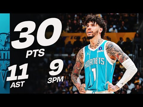 LaMelo SHINES In LA With 30-PT DOUBLE-DOUBLE & 9 THREES | January 15, 2026