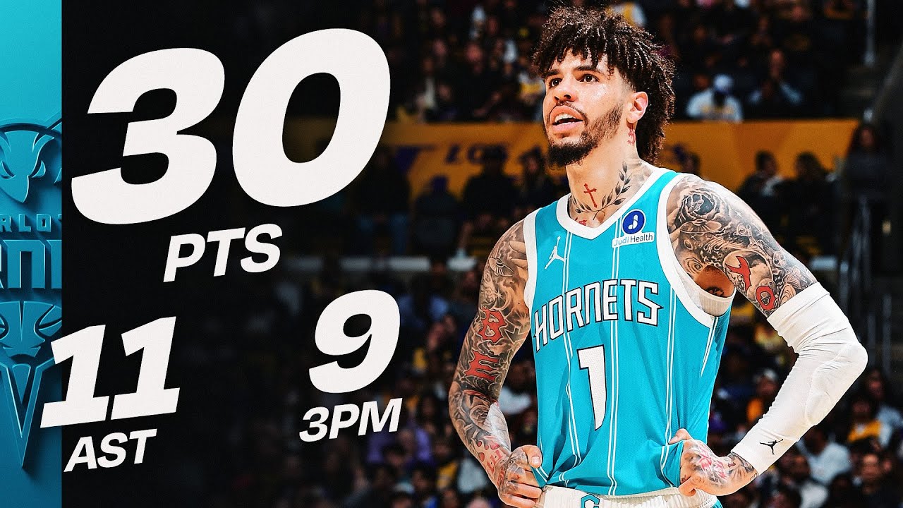 LaMelo STARS In LA With 30-PT DOUBLE-DOUBLE & 9 THREES | January 15, 2026