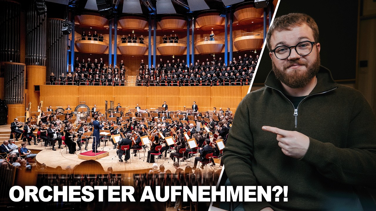 Insider Tipps Vom Tonmeister: So nimmt man ein Orchester auf! Recording Tour | Studio Setup