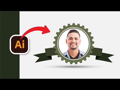 How to create Vector Badge Art Shape in Adobe illustrator