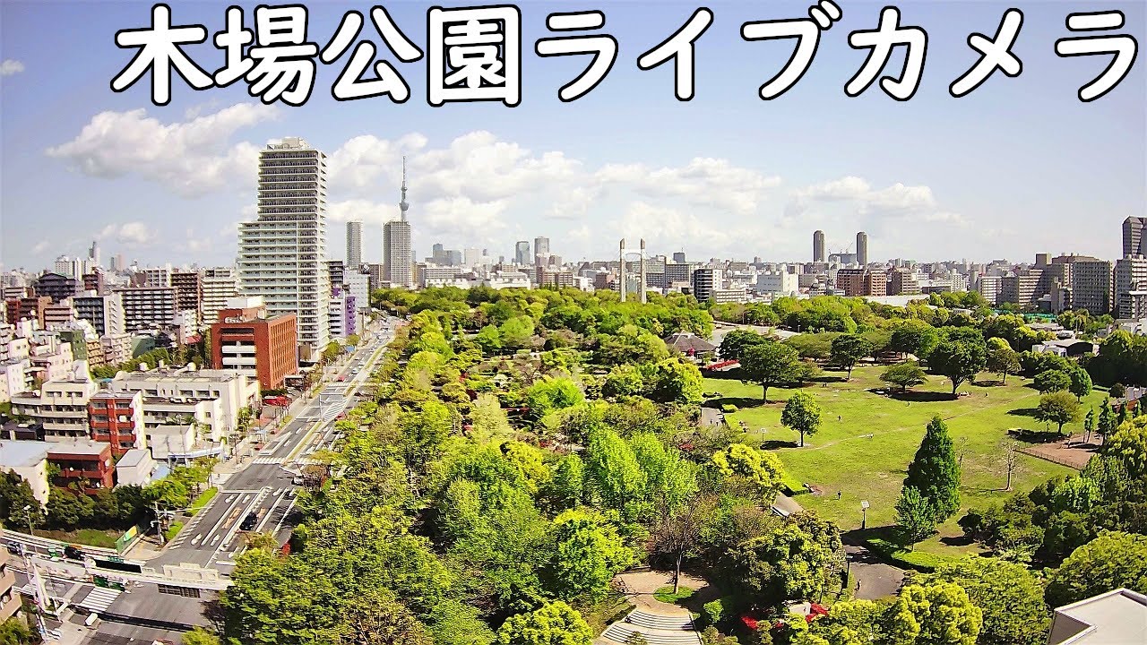 Live webcam view of Kiba Park & Skytree Panorama