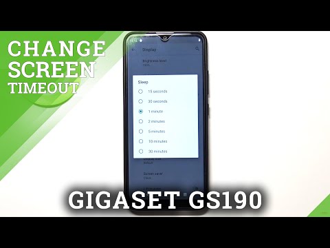 GIGASET GS190 and Display Options – Change Screen Timeout