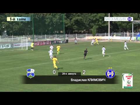 06.07.2015_Слуцк - БАТЭ (Борисов). Голы матча. Дубль