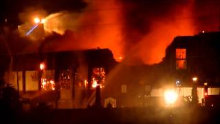 preview picture of video 'Cohoes NY Shelter Enterprises Fire'