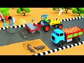 Diy Tractor Science Project How Crocodiles Destroy Roads And How To Make Concrete Roads