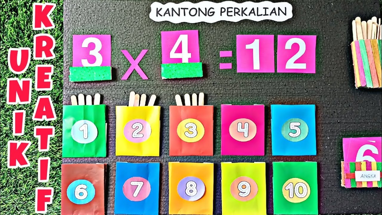 How to Make Multiplication Pocket Learning Media for Elementary School Students