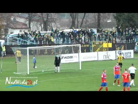 Bramki: Raków Częstochowa - Siarka Tarnobrzeg 2;1 (1:0), 16.11.2014 HD