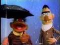 Classic Sesame Street Ernie And Bert In The Rain