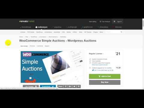 WooCommerce Simple Auctions   Wordpress Auctions