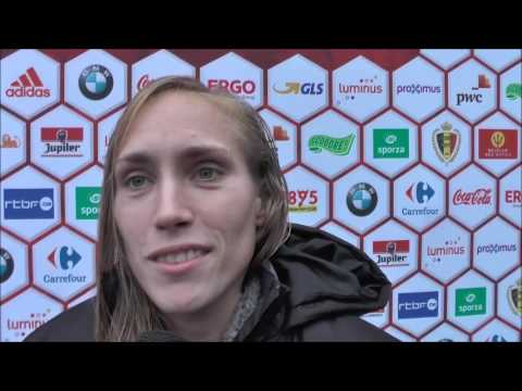 Janice Cayman after Belgium – Russia on 23.10.2016