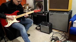 Video thumbnail for Fender Frontman 15G - Stock speaker vs. Celestion Eight 15 by mmazar
