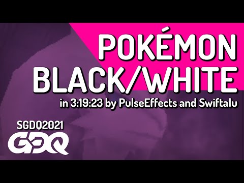 Pokémon Black/White by PulseEffects and Swiftalu in 3:19:23 - Summer Games Done Quick 2021 Online