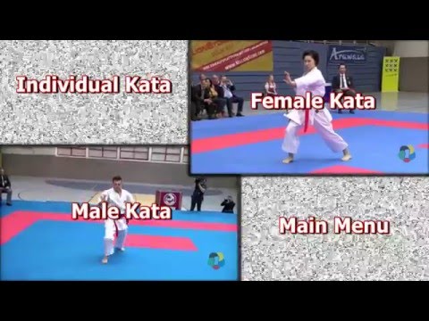 2016 Karate1 Premier League, Salzburg - Individual kata menu