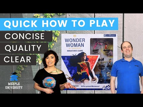 DC Comics HeroClix: Wonder Woman 80th Anniversary Miniatures Game - Quick How to Play