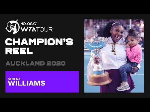 Теннис Serena Williams' BEST points from her 2020 Auckland title run!