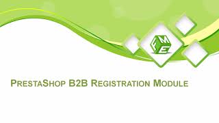 Prestashop B2B Registration and VAT / Siret Verification Module