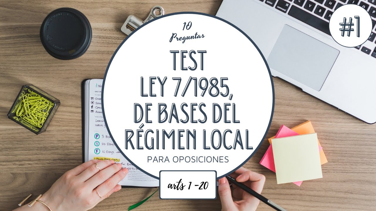 Watch LEY 7/1985, Reguladora de las Bases del REGIMEN LOCAL | TEST OPOSICIONES Now LEY 7/1985, Reguladora de las Bases del REGIMEN LOCAL | TEST OPOSICIONES