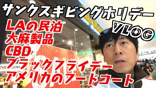 ロサンゼルスのショッピングモールで大麻製品等　サンクスギビングデーとブラックフライデーセールVlog