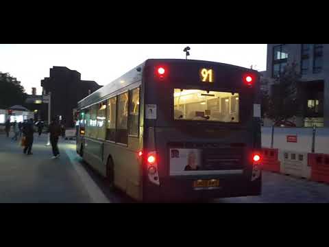 Here is the Arriva bus 4044 on the number 91 in Woking Friday 1 October 2021