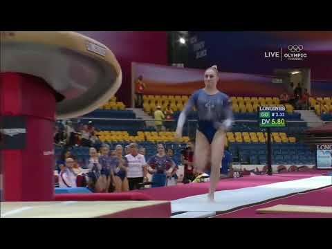 🥈 Lilia Akhaimova 🇷🇺 VT TF 13.233 2018 World Championships