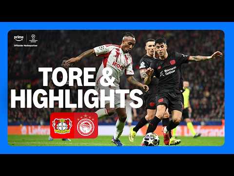 UEFA Champions League Bayer 04 Leverkusen vs Olympiakos Piräus | Highlights und Tore