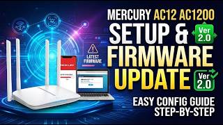 Mercusys AC12 4 Port 1200 Mbps Router Ver 2.0 Kurulumu ve Firmware Güncellemesi Nasıl Yapılır?