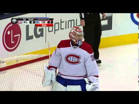 Bozak 1-0 Goal - Maple Leafs vs. Canadiens - April/13/2013