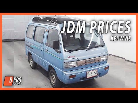 JDM Auction Prices - 90s Kei Vans