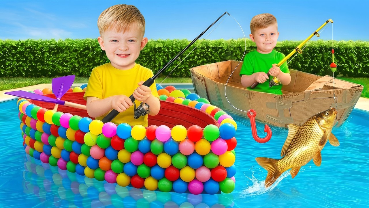 Kids Boat Challenge! Sink or Float?