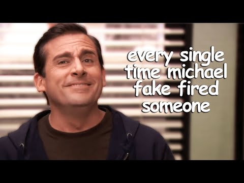 every single time michael scott fake fired someone on the office | Comedy Bites