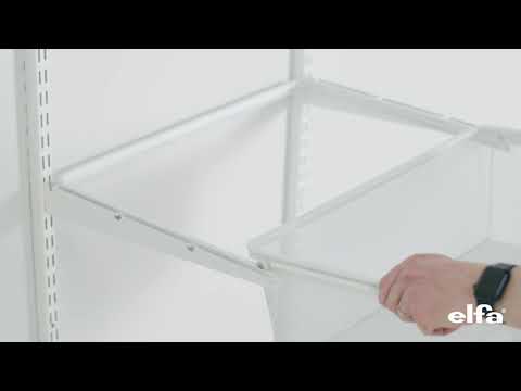 Elfa Assembly Instructions: Elfa Gliding mesh drawer