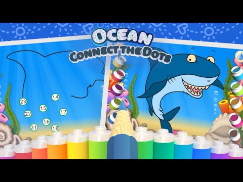 Ocean Dot-to-Dot Coloring Video