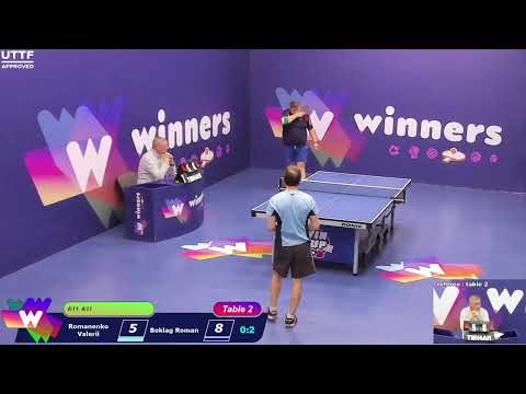 WINners CUP table 2  01.02 Romanenko Valerii - Boklag Roman  13:30