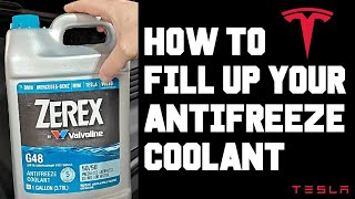 Tesla How To Fill Up Antifreeze Coolant - How To Top Up Coolant, What Type of Coolant For a Tesla?